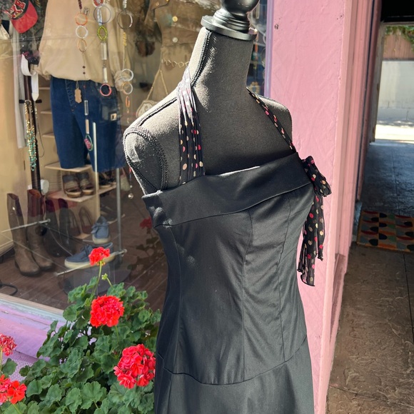 Notice - Y2K Drop Waist Halter Dress - Picture 5 of 11